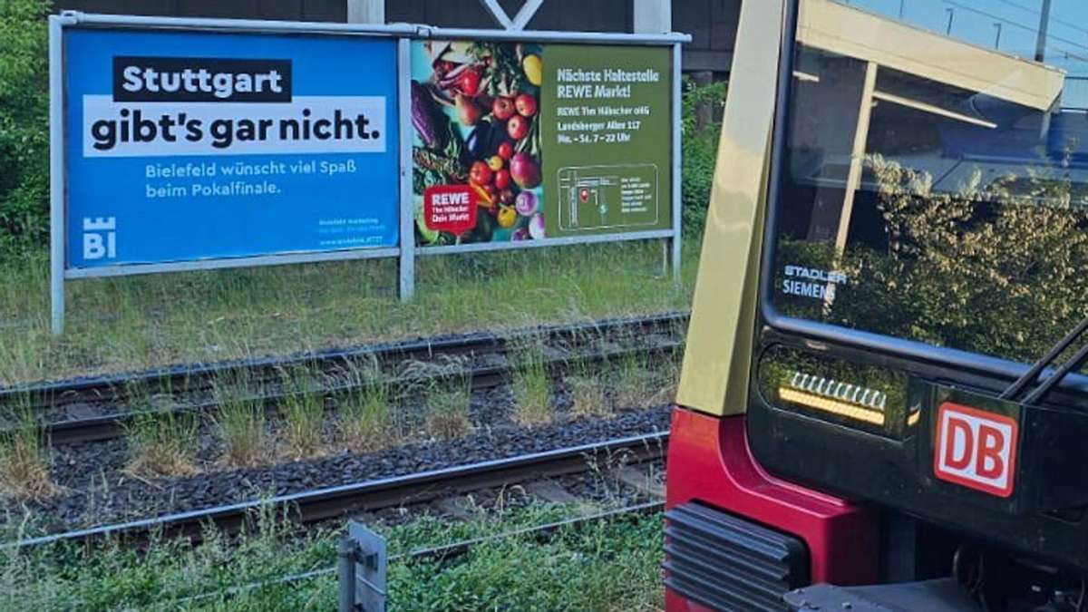 Kampagne zum DFB-Pokal-Finale: „Stuttgart gibt’s gar nicht“ – Bielefeld-Marketing stichelt vor Endspiel