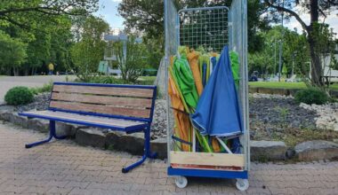 Freibadsaison in Stuttgart: Schattenplätze im Freibad – mit einem Sonnenschirm zum Ausleihen
