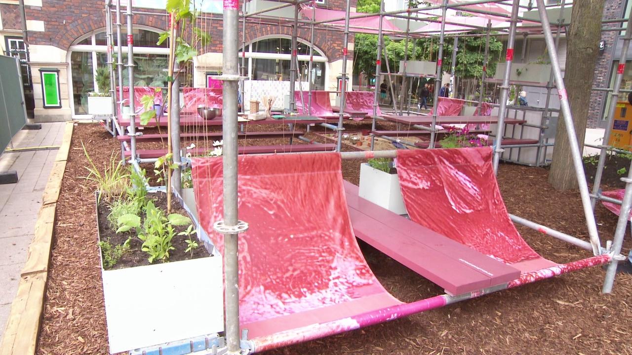 Hamburg: Bei St. Petri: Erholungsort in der Hamburger Innenstadt eröffnet