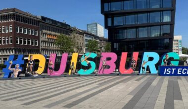 Neuer Duisburg-Schriftzug schmückt Bahnhofsvorplatz - Radio Duisburg