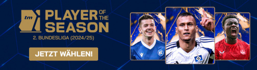 © Transfermarkt - Jetzt den Spieler der Saison in der 2. Bundesliga wählen! (Link zur Wahl)