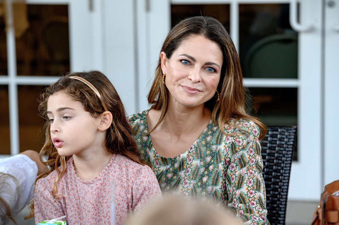 Prinzessin Madeleine mit ihrer jüngsten Tochter Prinzessin Adrienne