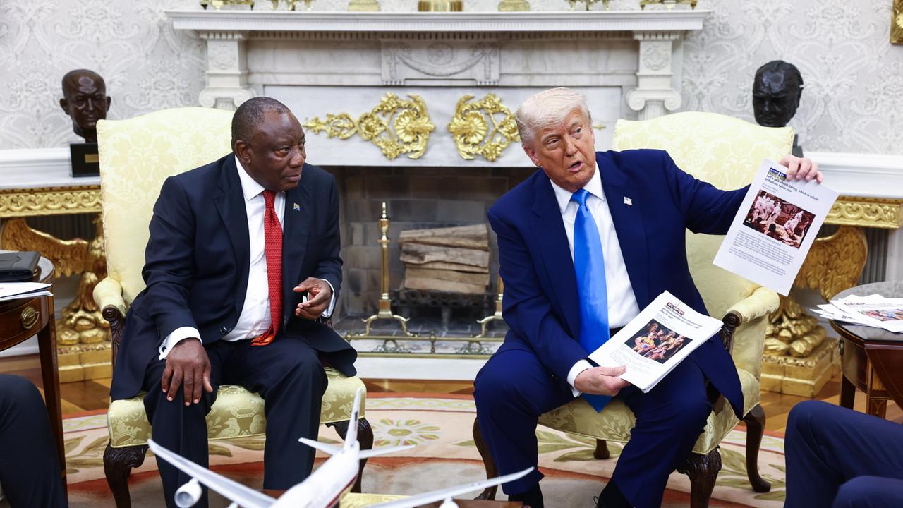 Trump konfrontiert Südafrikas Präsident mit "Genozid"-Vorwürfen