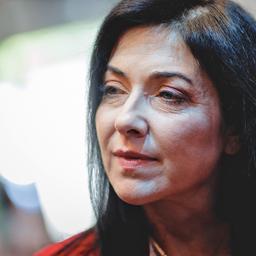 Katherina Reiche (CDU), designierte Bundesministerin fuer Wirtschaft und Energie, aufgenommen im Rahmen der Unterzeichnung des Koalitionsvertrages zwischen SPD, CDU und CSU in Berlin, 05.05.2025. (Quelle: dpa/Photothek Media Lab/Florian Gaertner)