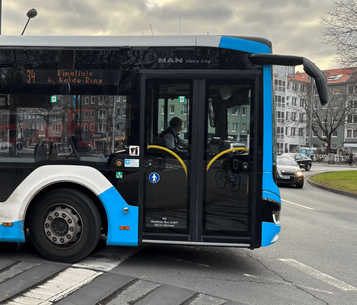 Demos in Münster: Busse fahren anders