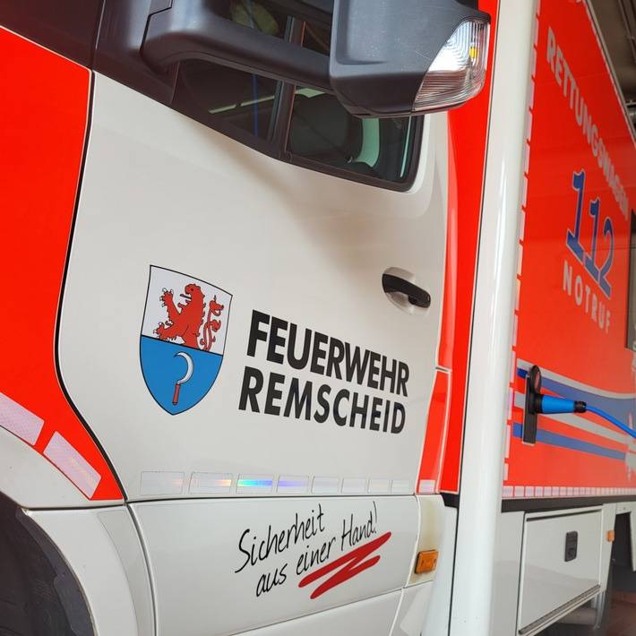 Erhöhtes Einsatzaufkommen für die Feuerwehr und den Rettungsdienst Remscheid