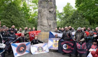 Russische Rockergang legt Zwischenstopp in Dresden ein