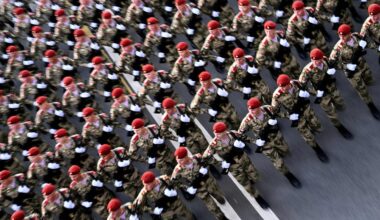 Kriegsgedenken und Kriegspropaganda bei Russlands Militärparade