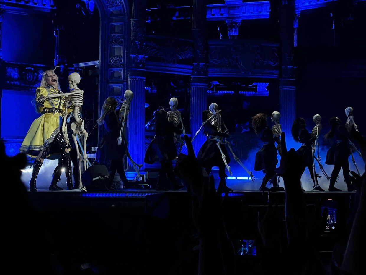 Schaurig-schön: Lady Gaga hatte angekündigt, bei diesem Konzert alles zu geben.