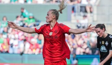 Fußballerinnen des FC Bayern München gewinnen gegen Werder Bremen den DFB-Pokal