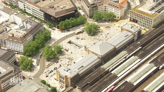 Der Hauptbahnhof in Hannover. © Screenshot 