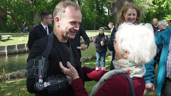 Abschied Silvio Witt im Kulturpark Neubrandenburg. © Screenshot 