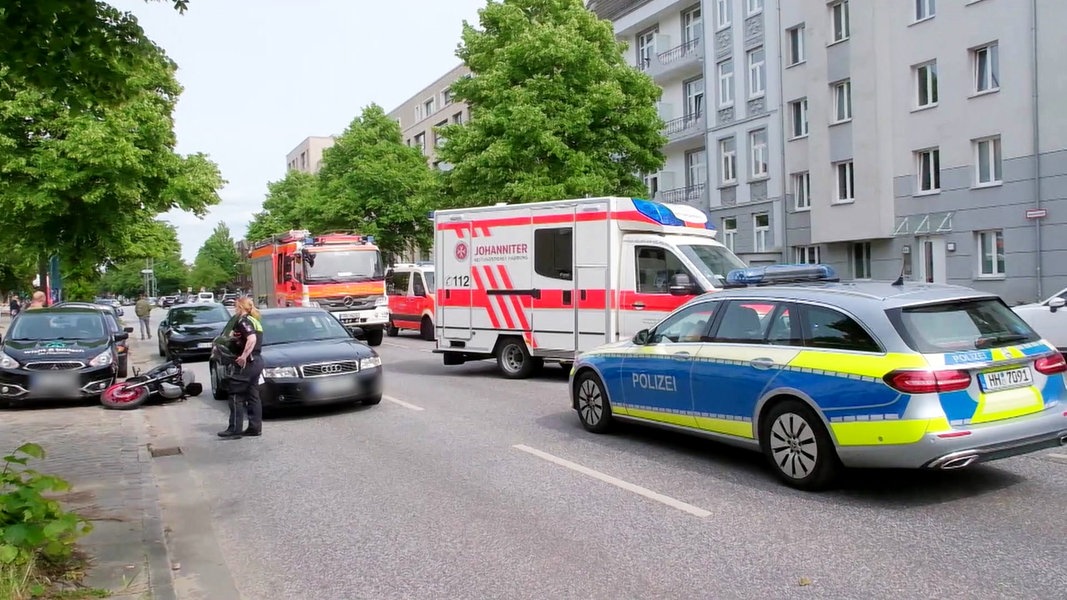 Wandsbek: Motorradfahrer bei Verkehrsunfall schwer verletzt | NDR.de - Nachrichten