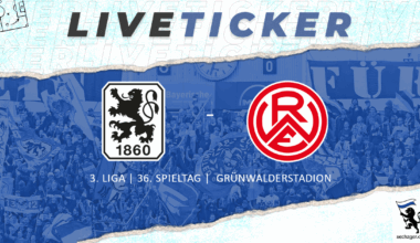 sechzger.de Liveticker TSV 1860 München Rot-Weiss Essen 36-Spieltag 2024-25 3-Liga