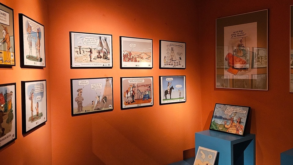 Radebeul: Ausstellung im Karl-May-Museum zeigt Winnetou-Cartoons
