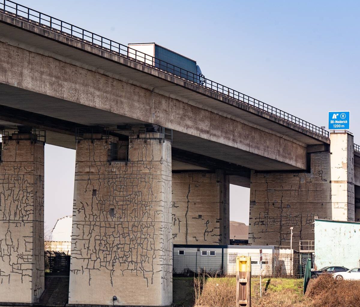 A 59: Berliner Brücke in Duisburg wird erneuert