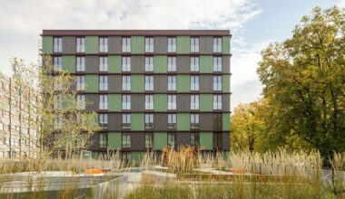 Studierendenwohnheim in München von hirner & riehl architekten / Schwabinger Holzensemble - Architektur und Architekten - News / Meldungen / Nachrichten