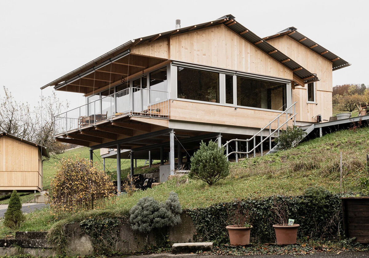 Einfamilienhaus in Reigoldswil von CRRA / Ohne Beton auf der grünen Wiese - Architektur und Architekten - News / Meldungen / Nachrichten