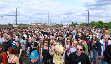 Tausende feiern mit Rave und Techno 10. Tolerade in Dresden
