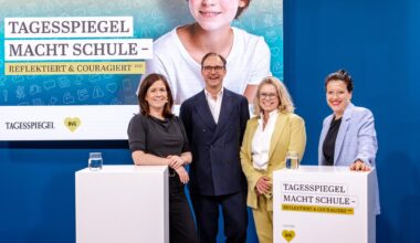 Erfolgreicher Start für „Tagesspiegel macht Schule – reflektiert und couragiert“