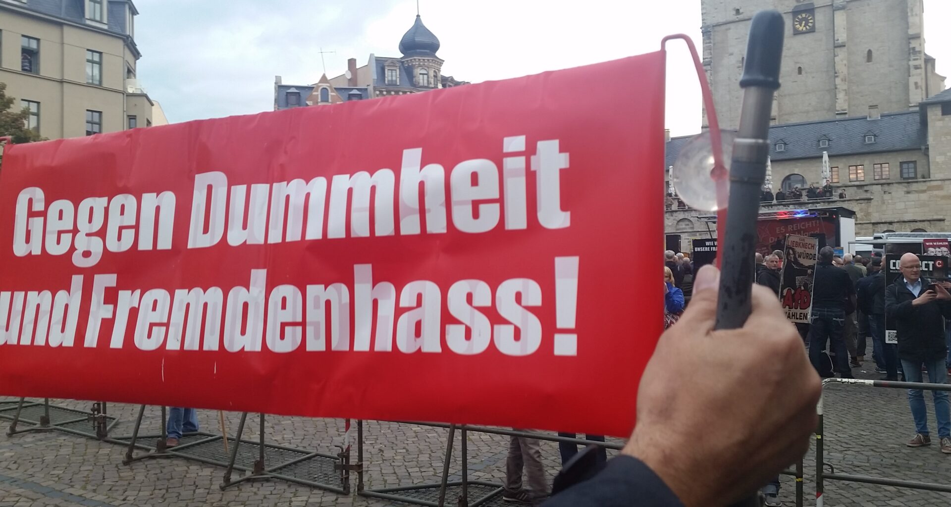 Keine Bühne für die Feinde der Demokratie - HalleSpektrum.de