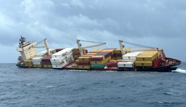 Containerschiff mit Gefahrgut vor südindischer Küste gesunken