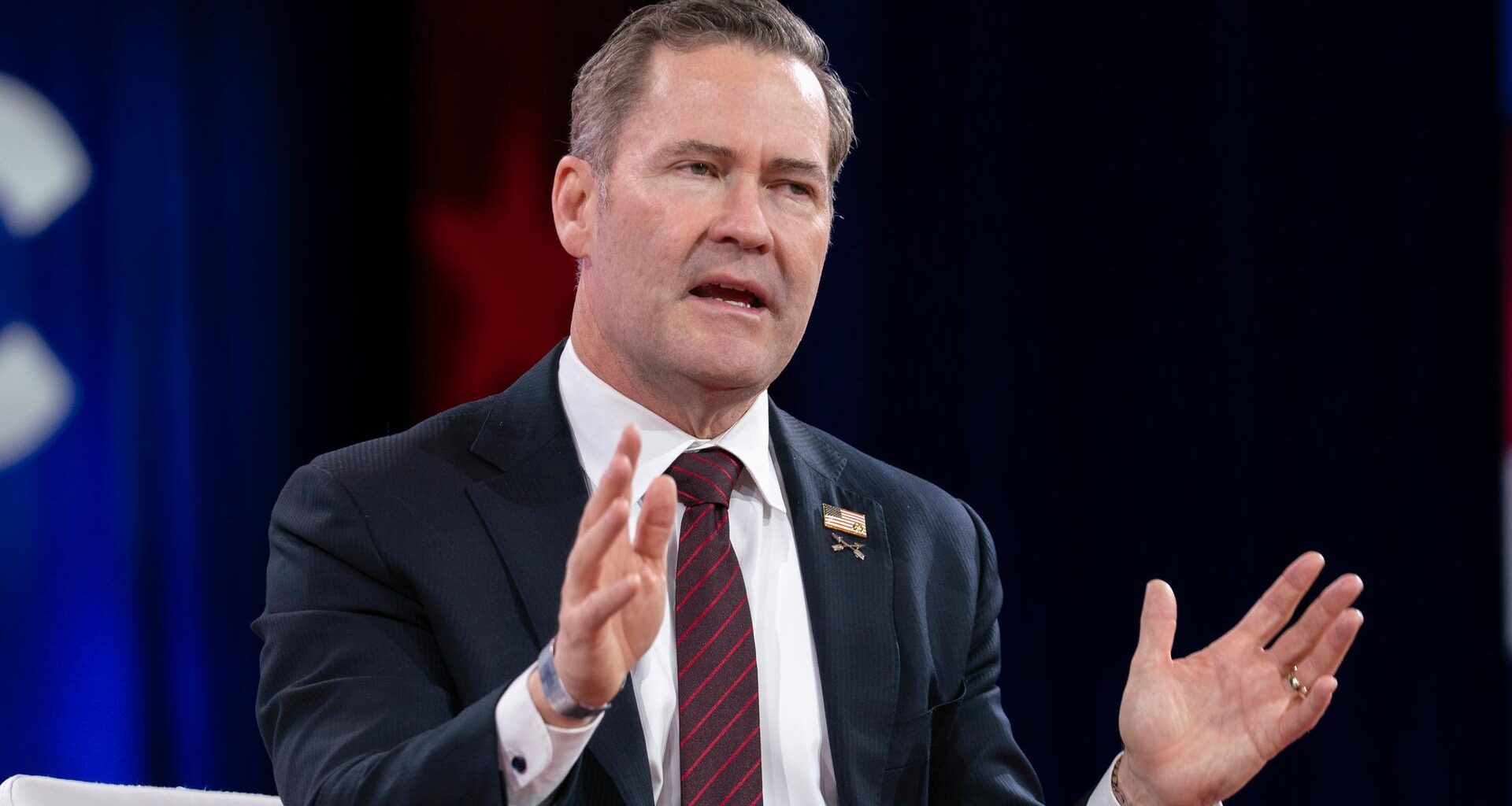 Nationaler Sicherheitsberater der US-Regierung, Mike Waltz im Portrait