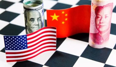 USA China-Flaggen