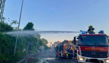 Mönchengladbach: Böschungsbrand nahe Hauptbahnhof - Züge fallen aus