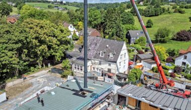 Peinliche Montagepanne an der Mählersbeck in Wuppertal