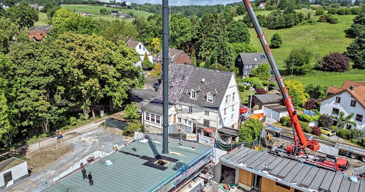 Peinliche Montagepanne an der Mählersbeck in Wuppertal
