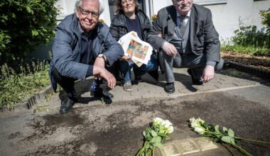 Stolpersteine erinnern an Familie Paradies