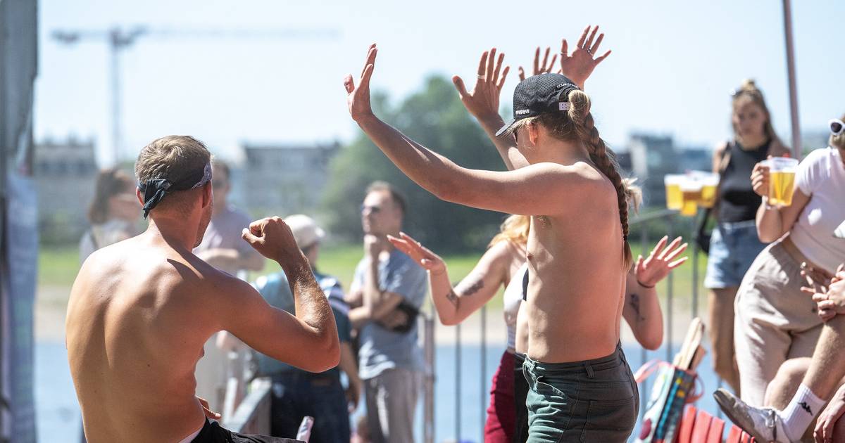 German Beach Tour 2025 ist am Rheinufer gestartet
