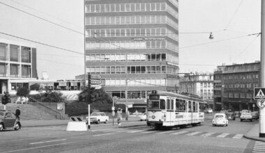 Historische Fotos von der Straßenbahn in Mönchengladbach
