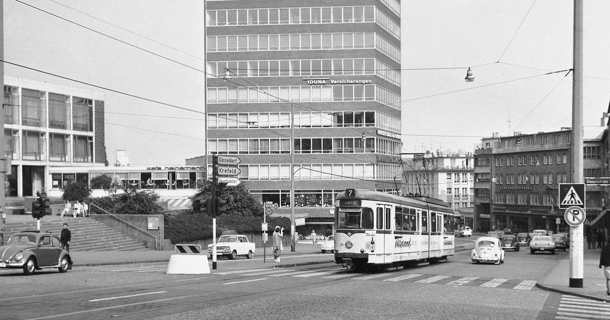 Historische Fotos von der Straßenbahn in Mönchengladbach