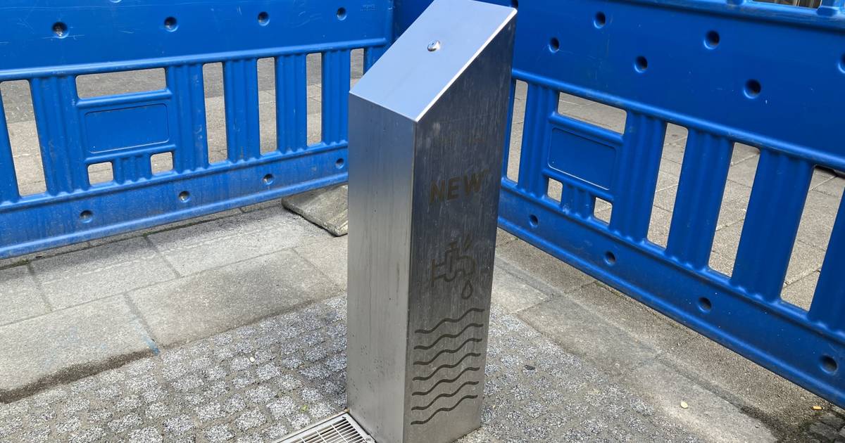 Erster Trinkwasserbrunnen in Viersen aufgestellt