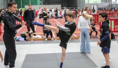 Kinder entdecken die weite Welt des Sports
