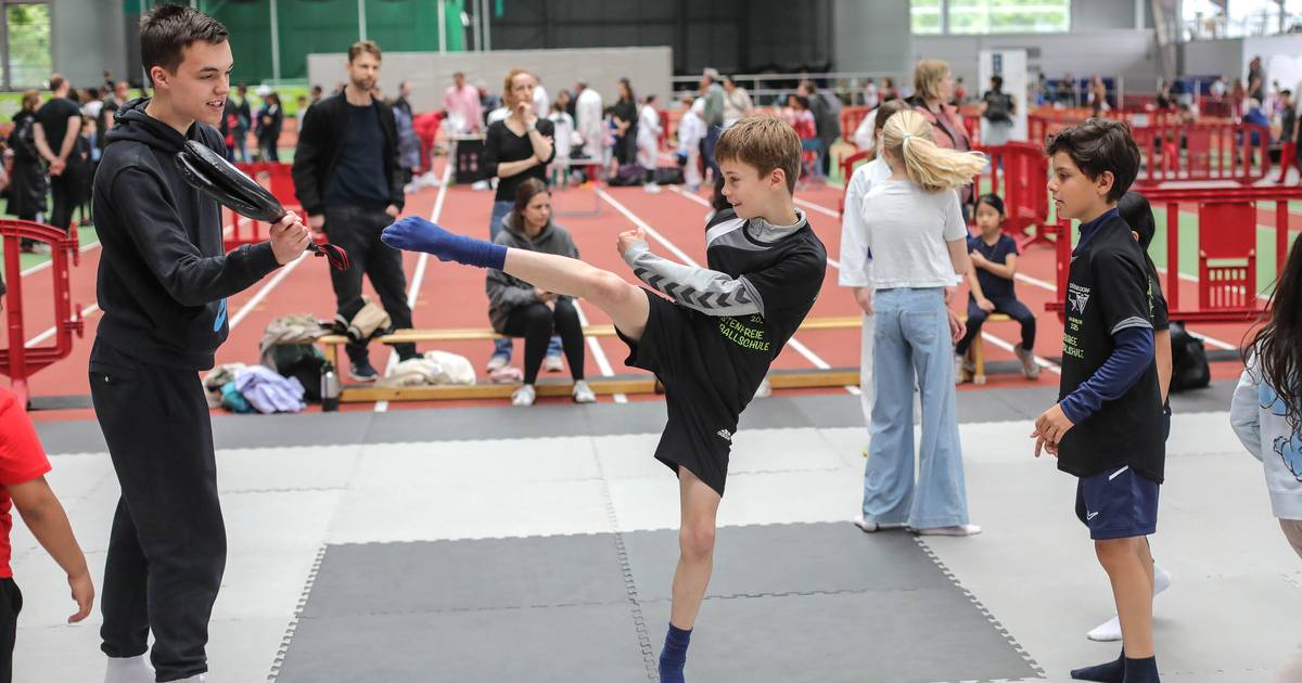 Kinder entdecken die weite Welt des Sports