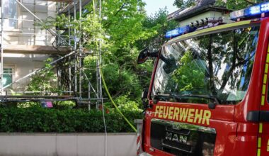 Dachstuhl in Wuppertal brennt nach Arbeiten
