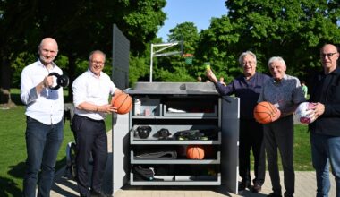 Trendsportanlage im Südpark um Sportbox erweitert