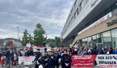 Rund 200 Menschen protestieren bei AfD-Veranstaltung