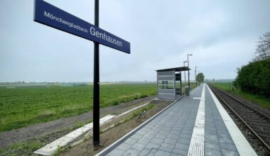 Kleiner Bahnhof in Genhausen fast fertig saniert