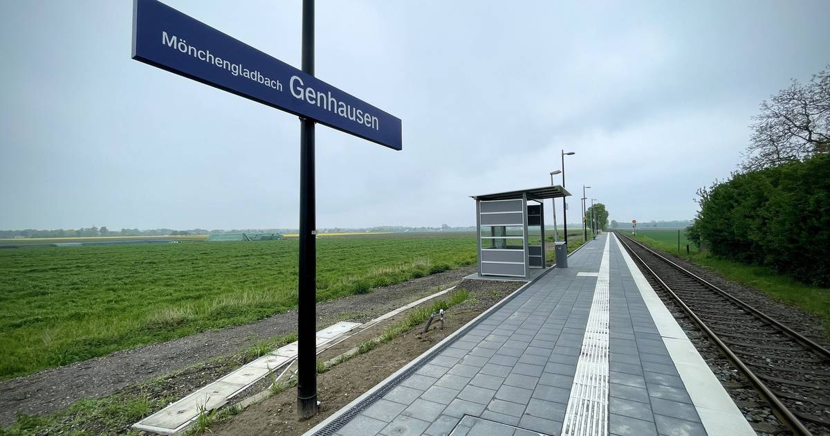 Kleiner Bahnhof in Genhausen fast fertig saniert
