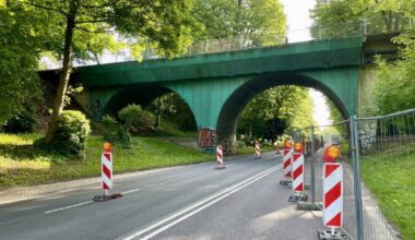 Bauarbeiten an Brücke Bettrather Straße mit Sperrung