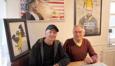 Extra-Kunstwerk für Thomas Baumgärtels Ausstellung im Schwarzen Adler