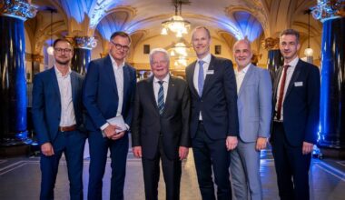 Joachim Gauck bei Jubiläumsfeier der MPF AG in Wuppertal