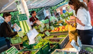 Regionale Produkte beim Rheinischen Bauernmarkt