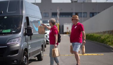 Ein Dankeschön für die Paketboten in Wuppertal