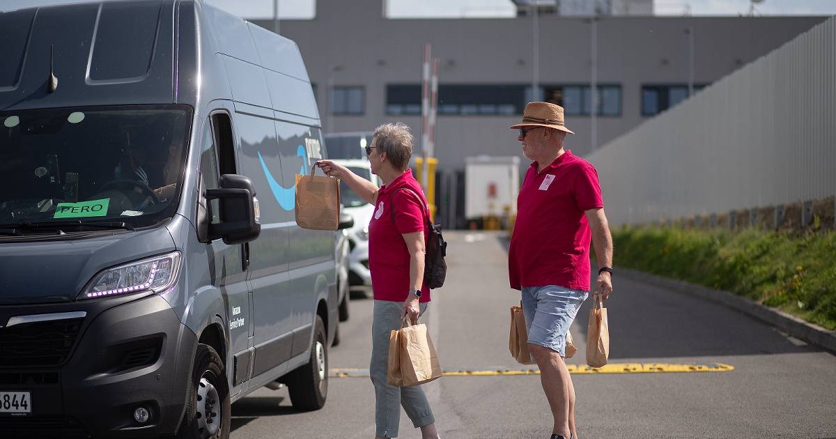 Ein Dankeschön für die Paketboten in Wuppertal