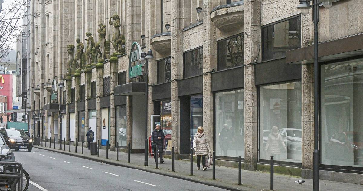 Fenster des ehemaligen Kaufhofs in Wuppertal: Gewinnerprojekte stehen fest